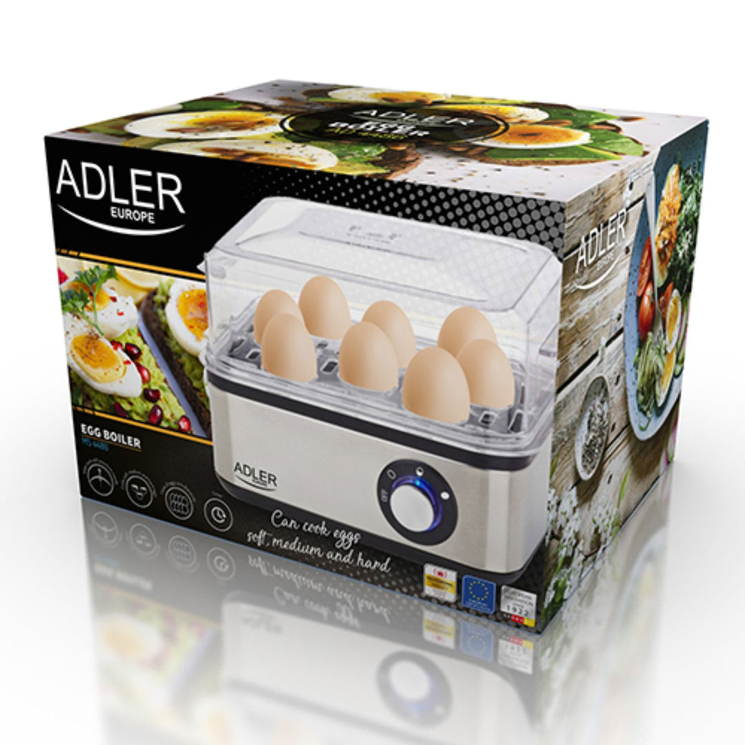 Aparat pentru gatit 8 oua Adler AD 4486 800W