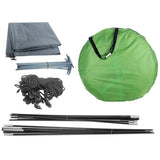 Cort turistic pentru pescuit Monsun, verde, 225 x 225 x 190 cm