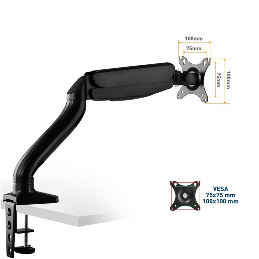 Suport de montare desk pentru monitor lcd led usb 3.0 10-32" Art L-17GD