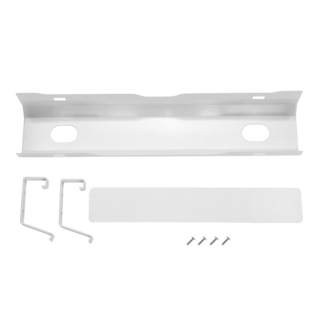 Organizator birou, Ergo Office ER-431 W, 60 cm, alb, ideal pentru depozitarea cablurilor