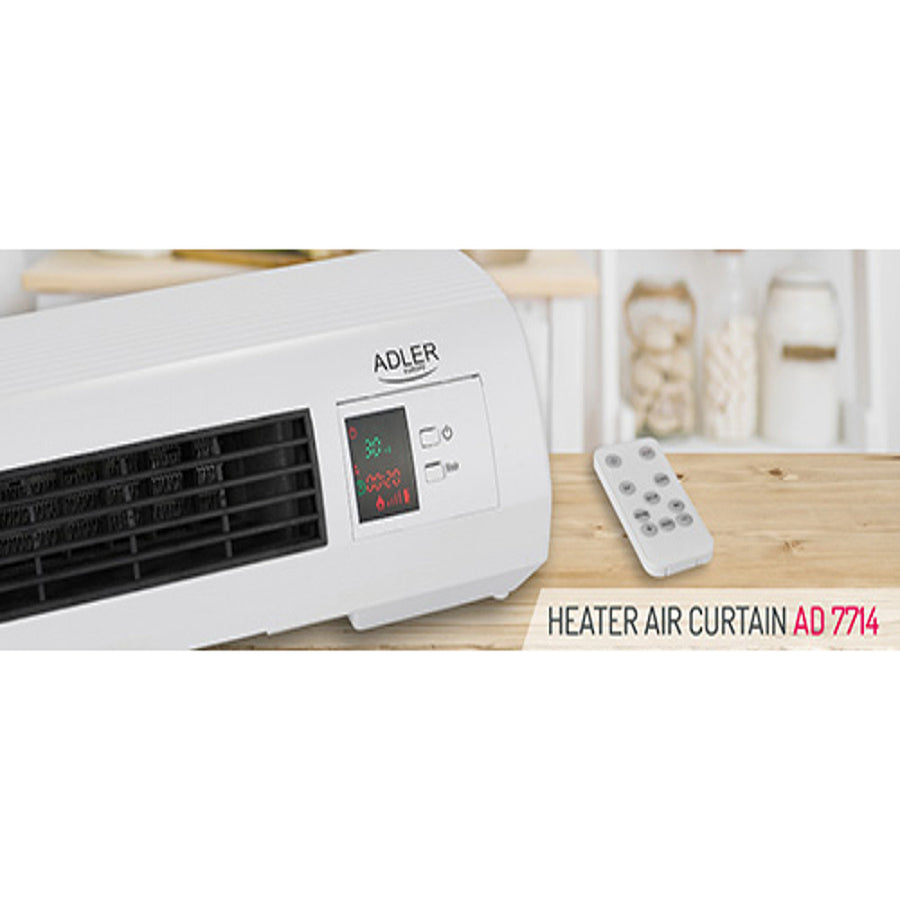 Încălzitor ventilator cortină de aer Adler AD 7714 2200W telecomandă