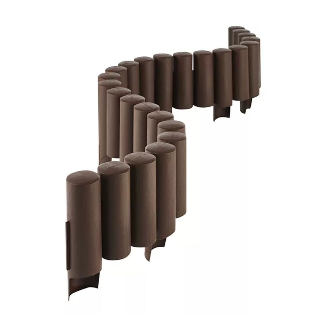 Palisadă de grădină, margine de gazon IPAL Plus 2.4m maro