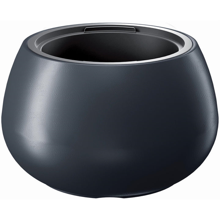 Ghiveci de plante/flori Heos 2 în 1. Ghiveci rezistent la intemperii pentru uz interior și exterior plastic rotund (Ø 370mm, antracit)