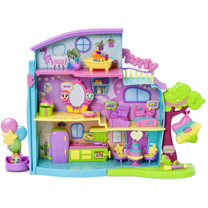 MojiPops House Party Set - Casă de petrecere cu piñata și figurine exclusive