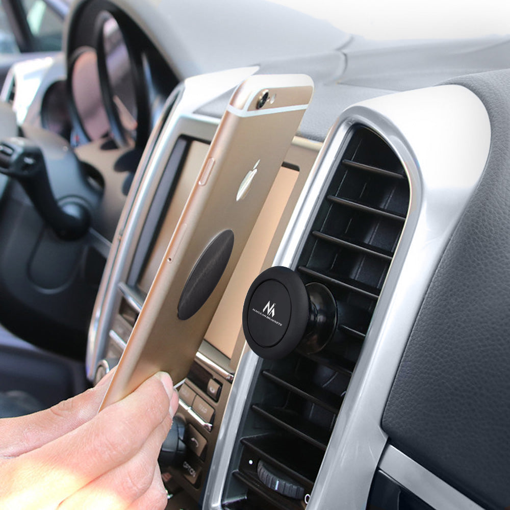 Suport pentru telefon auto Maclean, universal, pentru grila de ventilație, magnetic, 360 de grade. MC-325