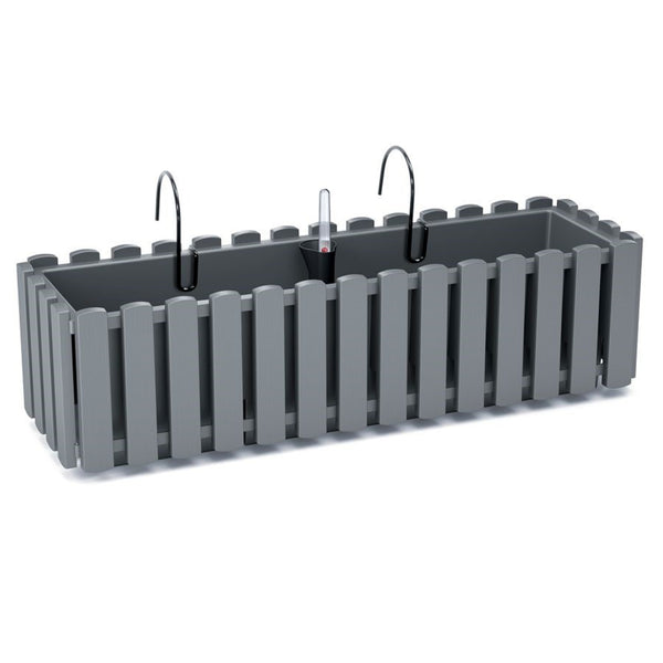 Cutie de balcon cu cârlige Boardee Fencycase DDEF600W gri