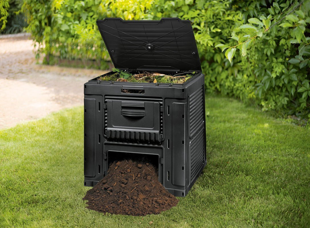 Composter cu bază Keter E-COMPOSTER 470L Negru 231415