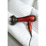 Uscător de păr Camry, 2 niveluri de putere de suflare, 3 setări de temperatură, 2400 W, roșu, CR 2253