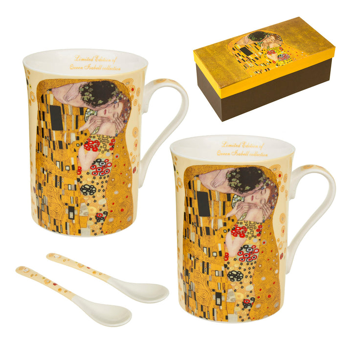 Set de 2 căni 250ml într-un ambalaj decorativ Queen Isabell