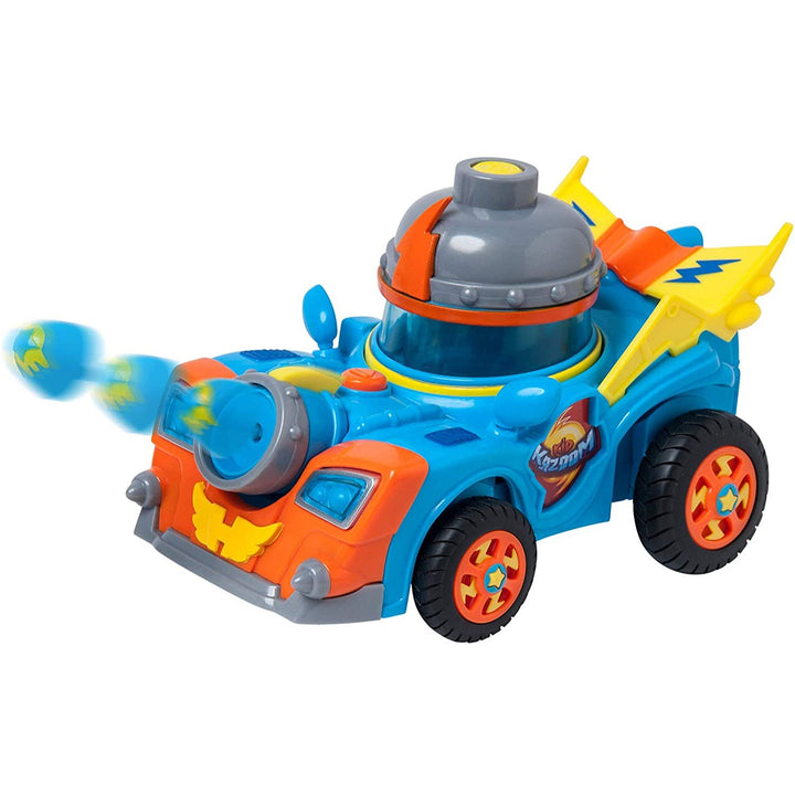 Vehiculul SuperThings Kazoom Racer și figura de acțiune Kid Kazoom