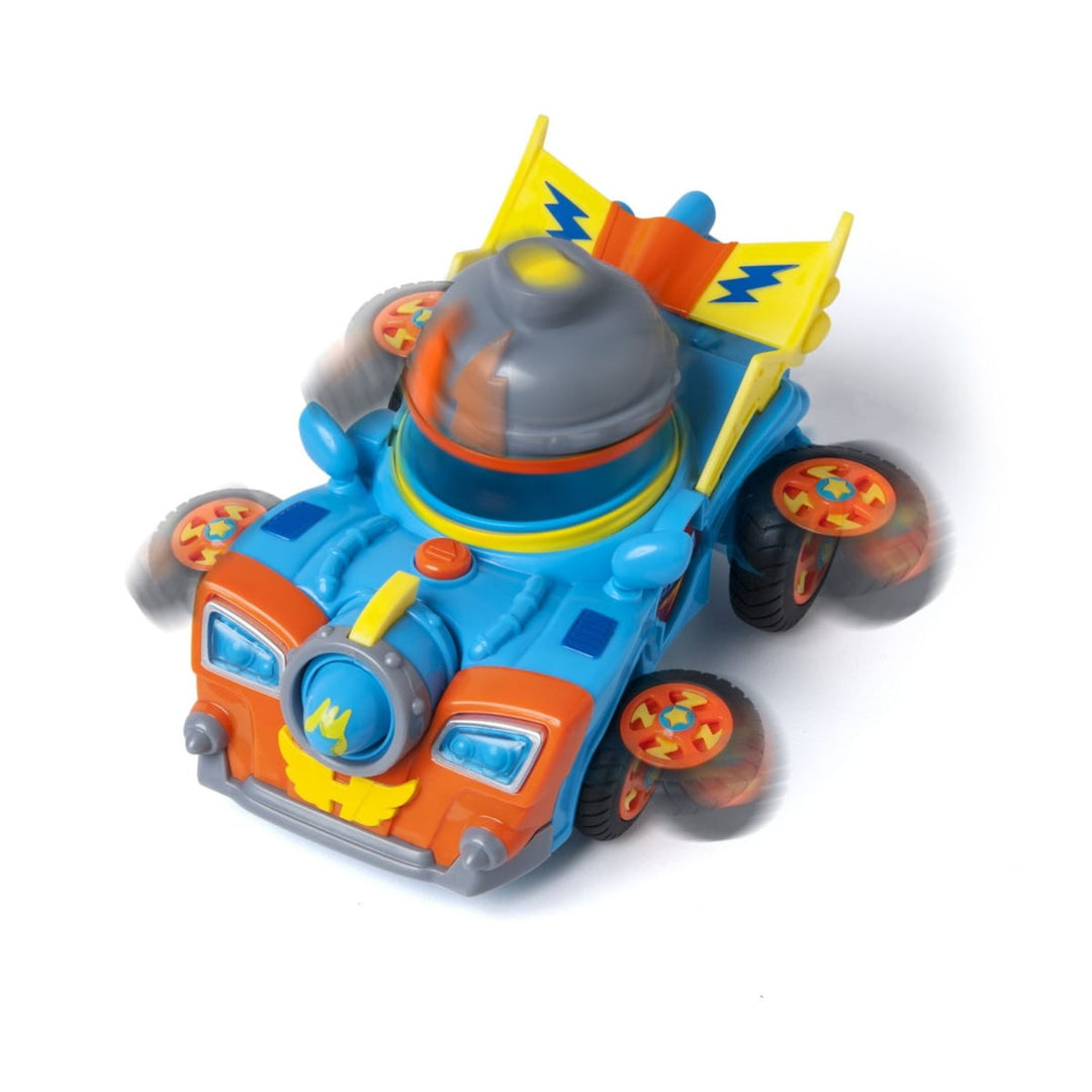 Vehiculul SuperThings Kazoom Racer și figura de acțiune Kid Kazoom