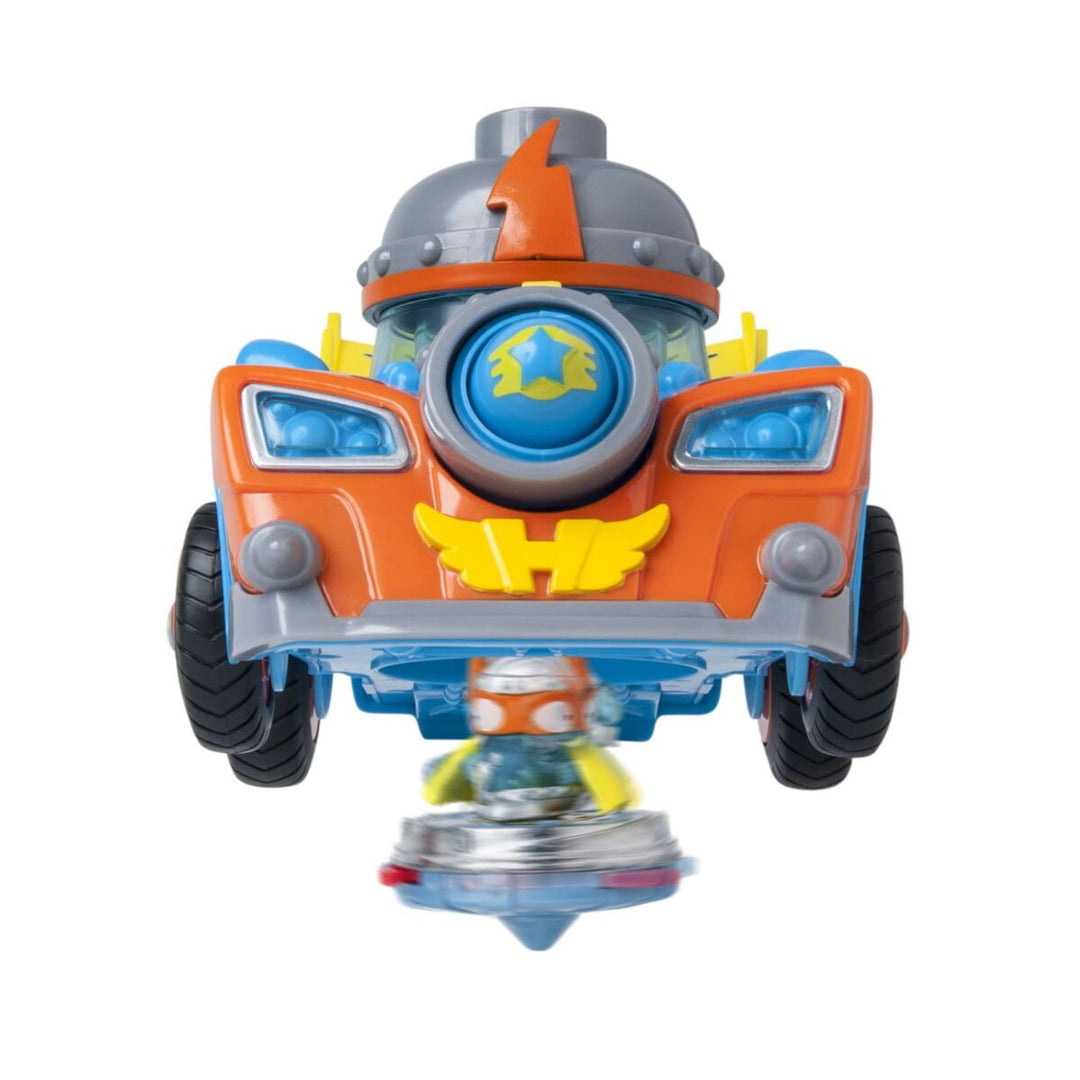 Vehiculul SuperThings Kazoom Racer și figura de acțiune Kid Kazoom