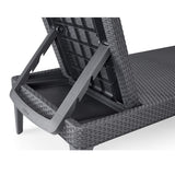 Sezlong reglabil Jaipur Sun Lounger, Curver, antracit