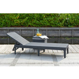 Sezlong reglabil Jaipur Sun Lounger, Curver, antracit