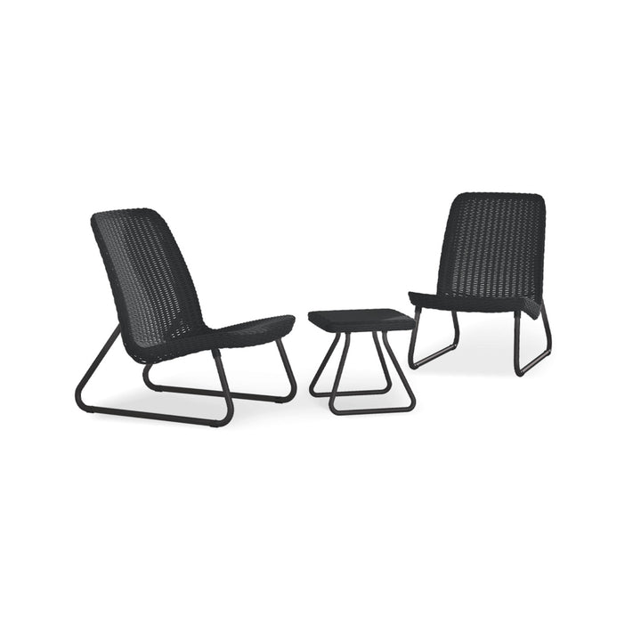 Keter Rio Patio Set - 2 scaune și o masă în culoare grafit