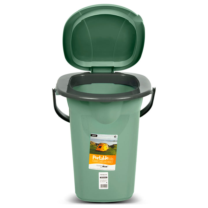 Toaletă turistică GreenBlue GB320BB verde-gri, 19 l