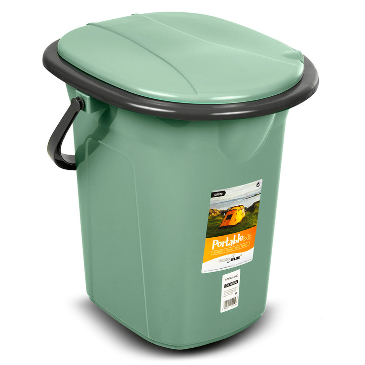 Toaletă turistică GreenBlue GB320BB verde-gri, 19 l