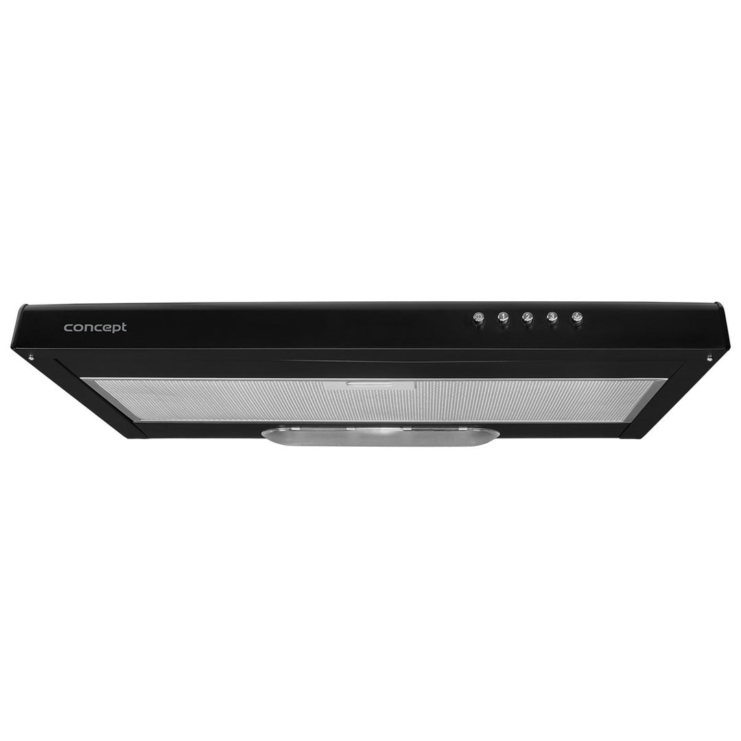 Hota sub dulap 60cm Concept OPP2060bc negru cu filtru de grăsime