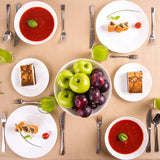 Set de cină Arcopal Zelie alb 18 bucăți pentru 6 persoane