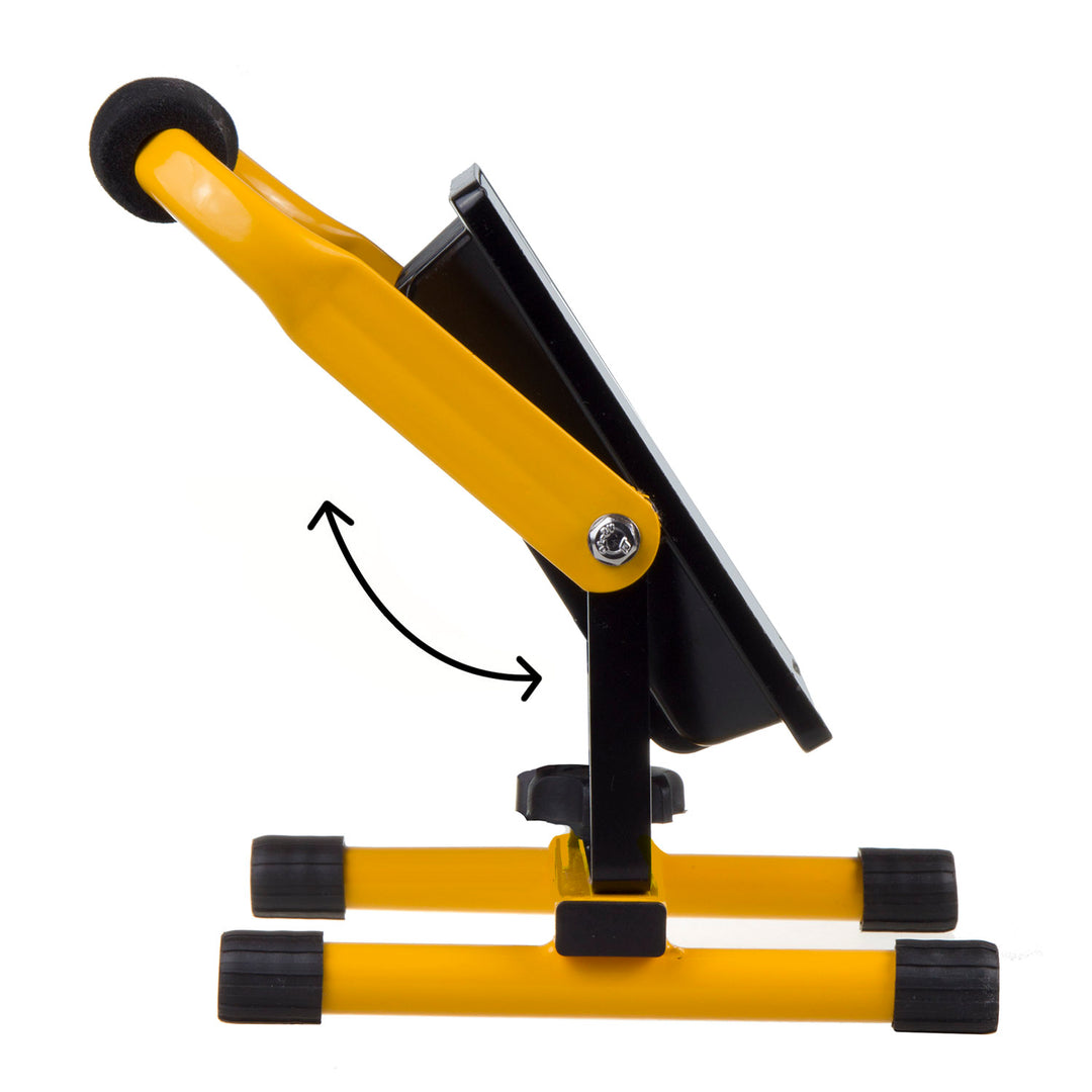 Maclean MCE632 Yellow Floor Stand pentru Maclean LED Floodlight oțel unghi reglabil MCE550/650 MCE652