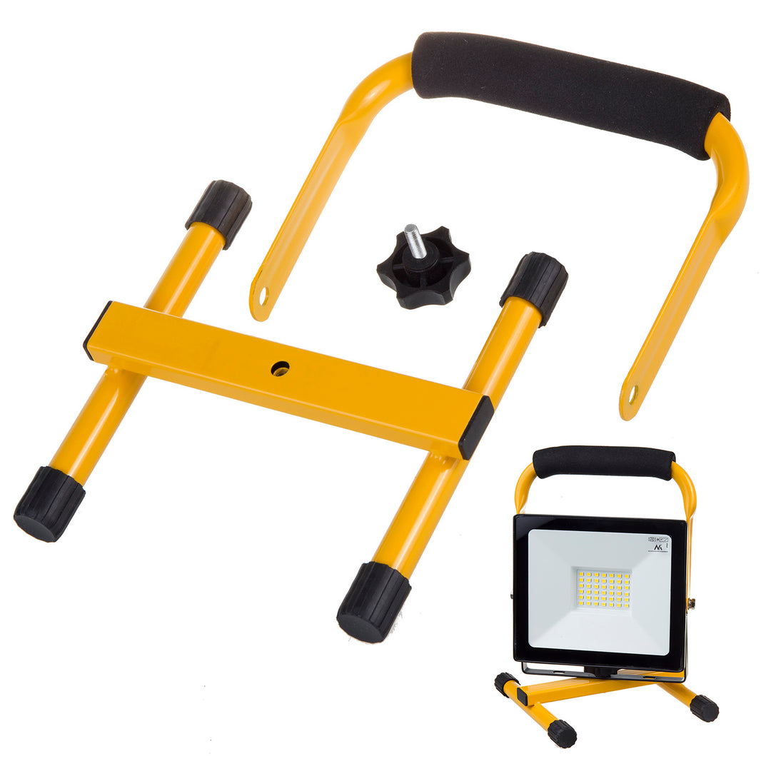 Maclean MCE632 Yellow Floor Stand pentru Maclean LED Floodlight oțel unghi reglabil MCE550/650 MCE652