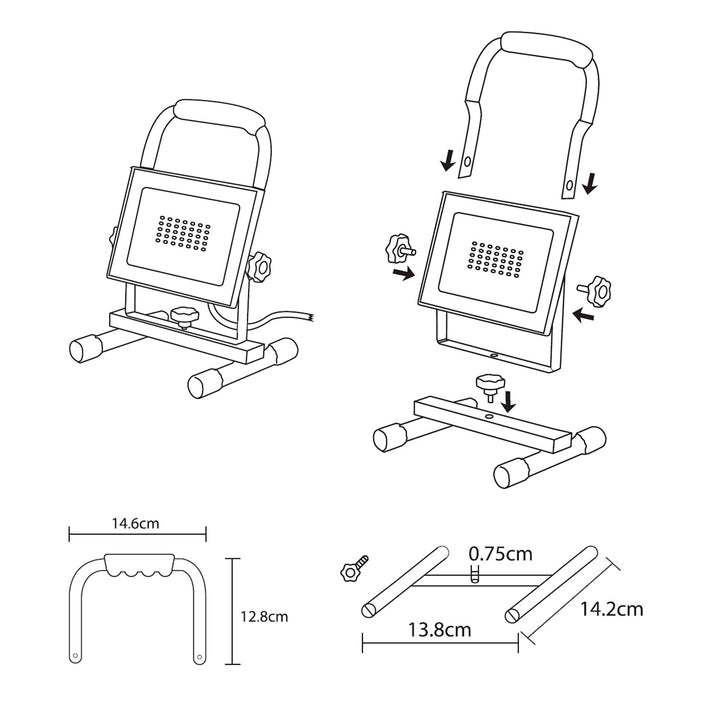 Trepied Stand pentru proiector, rotativ din oțel (pentru MCE550 / MCE650)