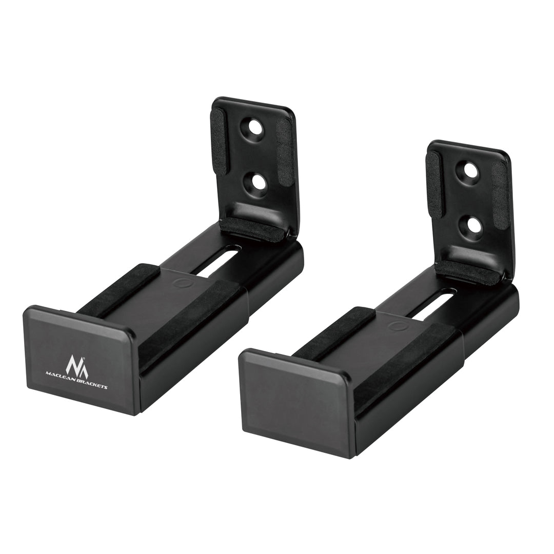 Set 2 suporturi pentru soundbar, reglabile, Maclean MC-932, negru