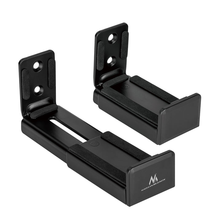 Set 2 suporturi pentru soundbar, reglabile, Maclean MC-932, negru