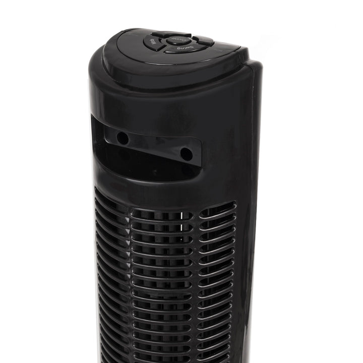 Ventilator turn GreenBlue GB645, cu telecomanda, 82 cm, negru, 3 viteze