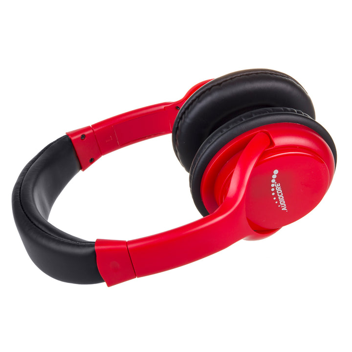 Căști Bluetooth Over-Ear Căști Bluetooth fără fir Bluetooth V5.0 compatibile cu Android iOS Gaming Gym 200 mAh Battery (Red)