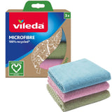 Set de 3 cârpe Vileda Microfiber 100% reciclate