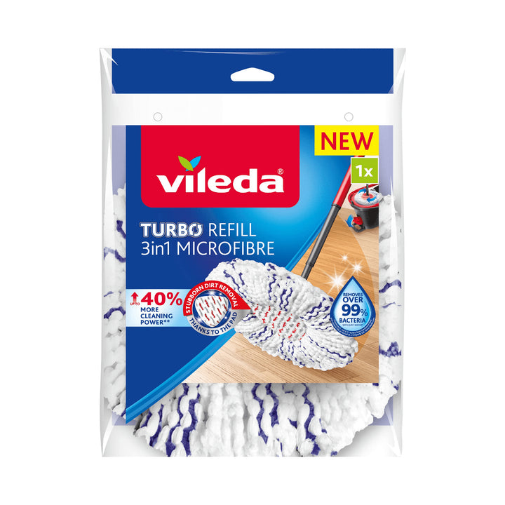 Vileda Turbo 3in1 Microfibre rotativ mop insert