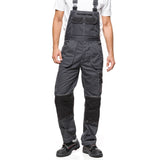 HELIOS BIB PANTALONI GRI-NEGRU Marime 58 (108-113)