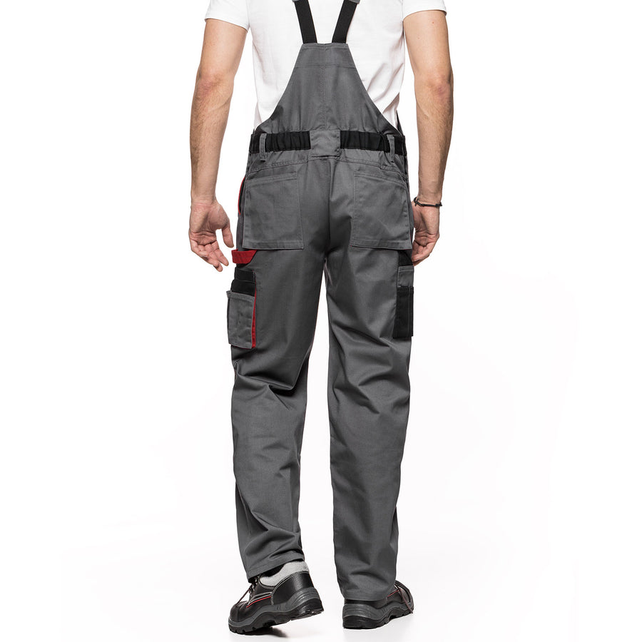 LENNOX AVACORE BIB PANTALONI GRI-NEGRU Dimensiune 52 (94-98)