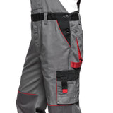 LENNOX AVACORE BIB PANTALONI GRI-NEGRU Dimensiune 52 (94-98)
