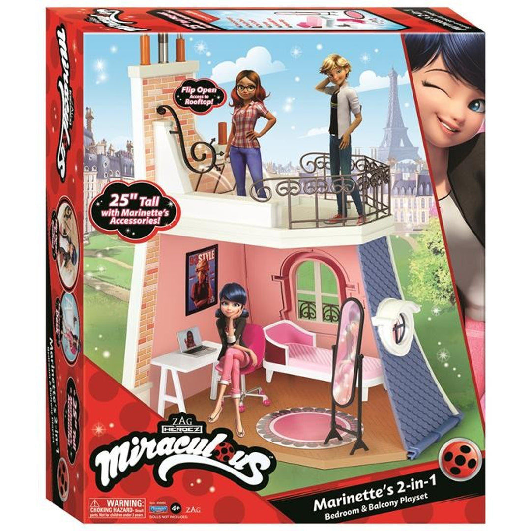 Miraculous Ladybug and Cat Noir - camera și balconul Marinette