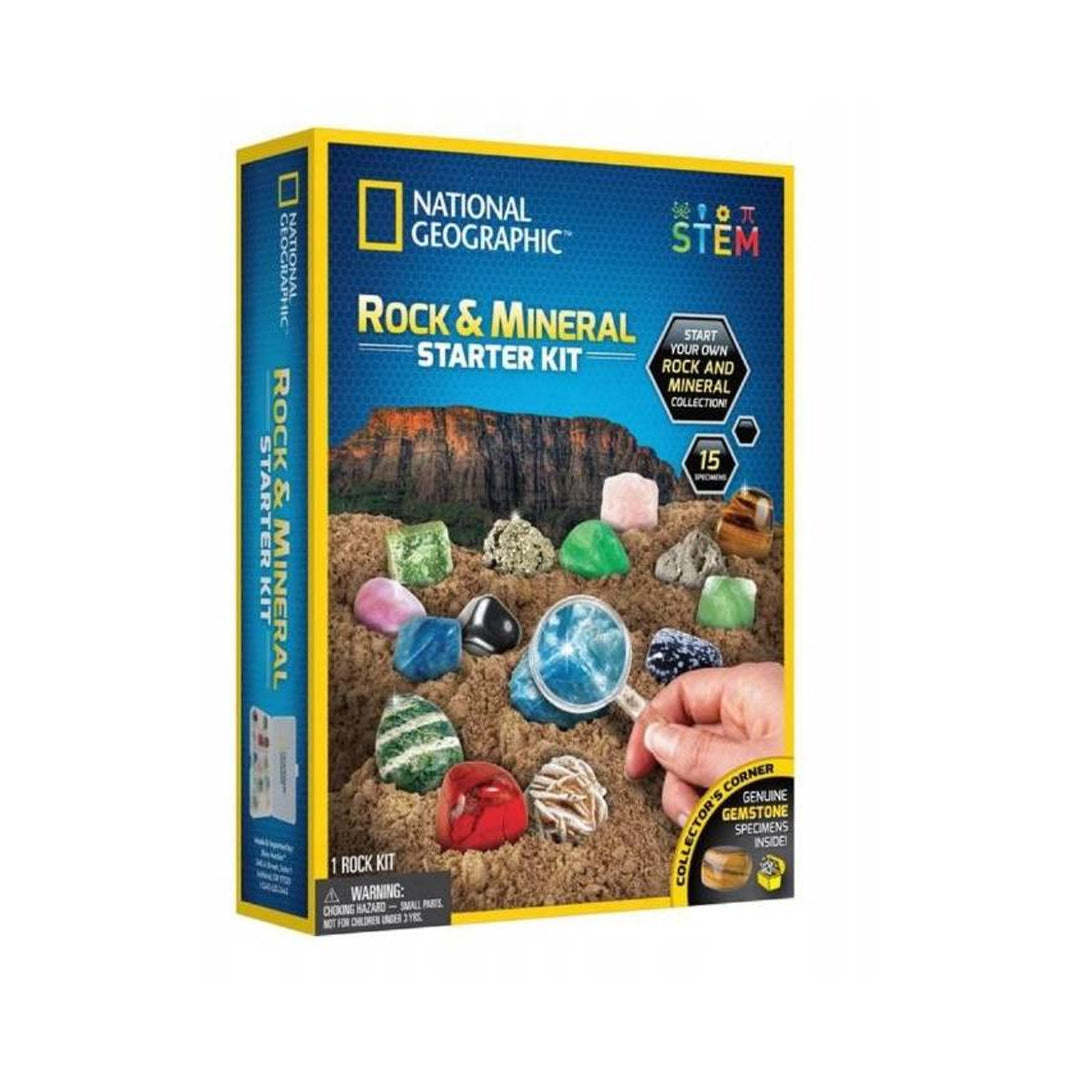 National Geographic - Kit de inițiere pentru roci și minerale