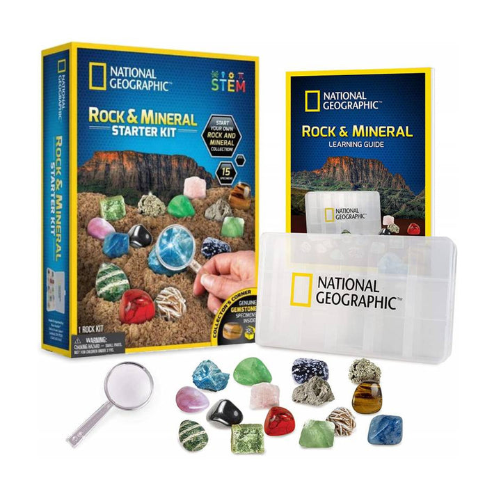 National Geographic - Kit de inițiere pentru roci și minerale