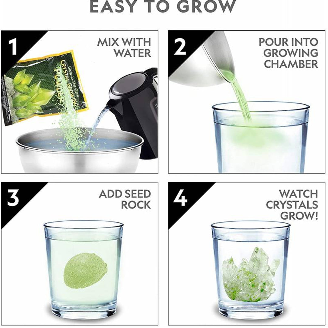 National Geographic - Laborator pentru cultivarea unui cristal care strălucește în întuneric