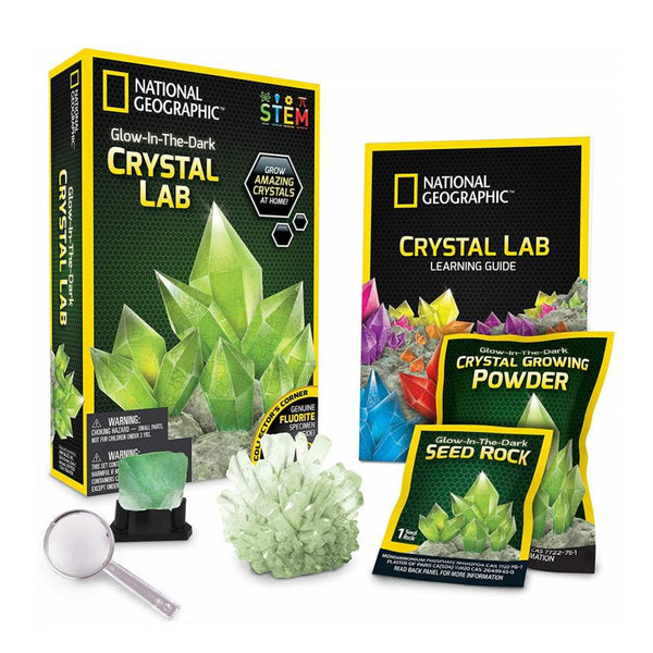 National Geographic - Laborator pentru cultivarea unui cristal care strălucește în întuneric