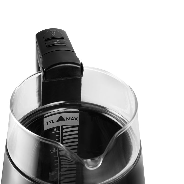 CONCEPT RK4170 Ceainic electric Afișaj digital 5 Reglare temperatură Pivotare Păstrează funcția caldă 360 ° 1,7 L