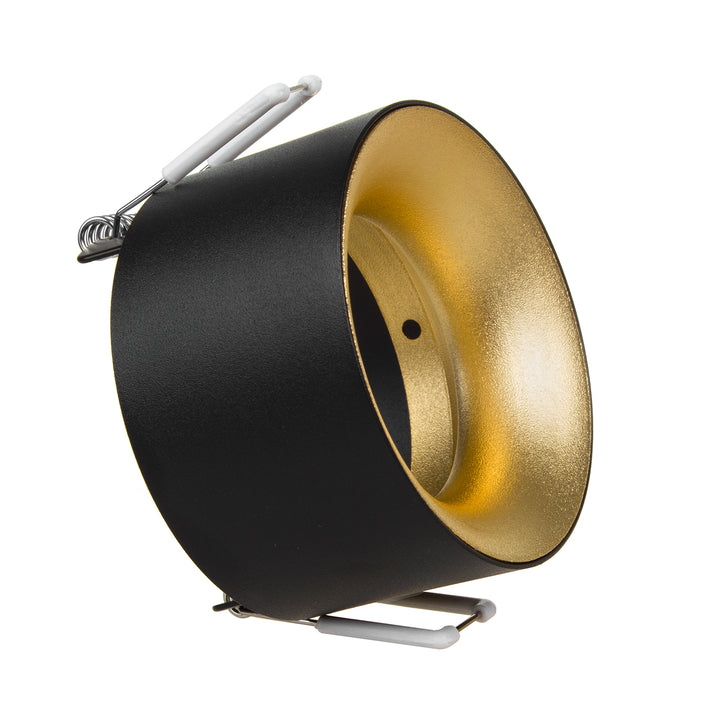 Maclean încastrat / tub, spot, rotund, aluminiu, GU5.3, 70x40mm, negru / auriu, MCE457 B/G