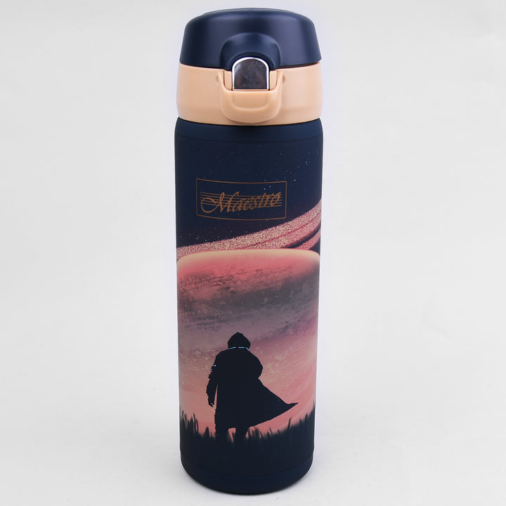 Cana Thermos Cana de cafea Cana de cafea Termos Cana de cafea Termos Cana izolată din oțel inoxidabil pentru băuturi calde sau reci 400ml (Space)