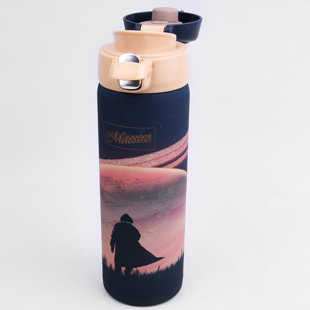 Cana Thermos Cana de cafea Cana de cafea Termos Cana de cafea Termos Cana izolată din oțel inoxidabil pentru băuturi calde sau reci 400ml (Space)