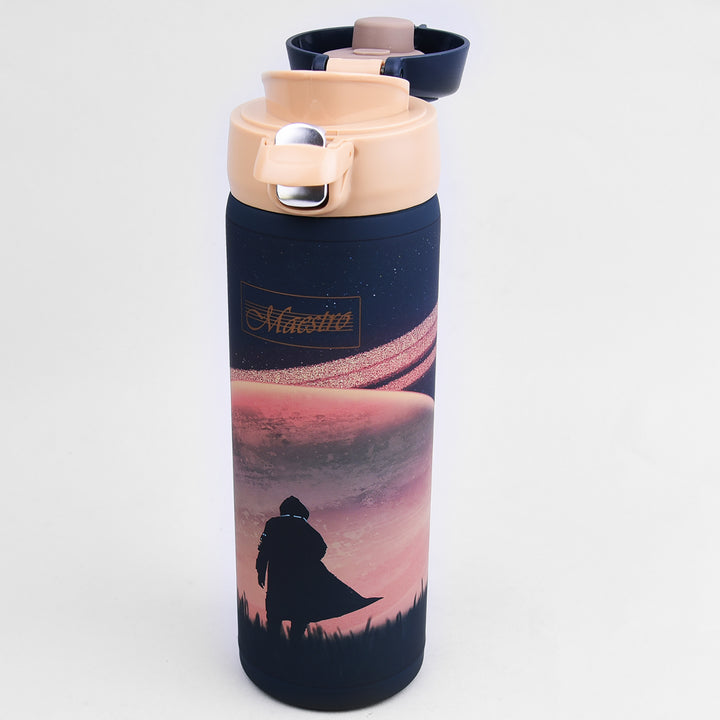 Cana Thermos Cana de cafea Cana de cafea Termos Cana de cafea Termos Cana izolată din oțel inoxidabil pentru băuturi calde sau reci 400ml (Space)