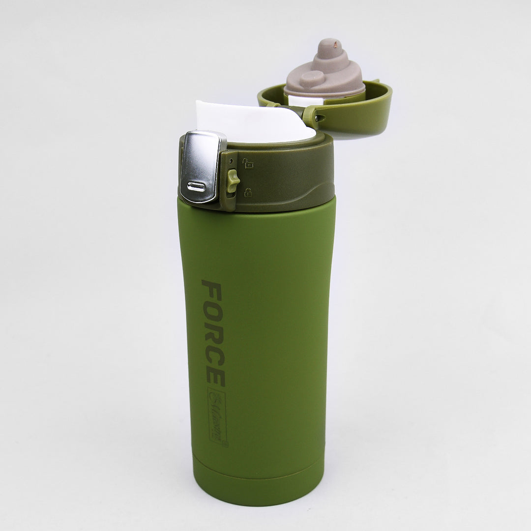 Force thermo mug cană de cafea termos termos termos izolat din oțel inoxidabil pentru băuturi calde sau reci (300ml, verde)