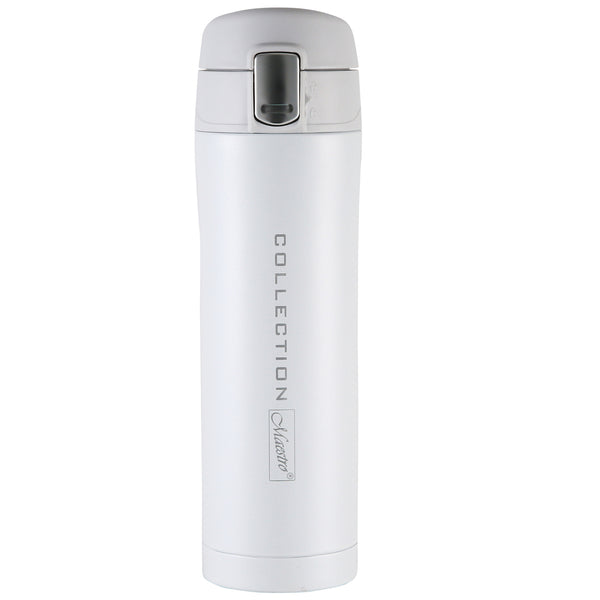 Cana Thermos Mug Cana de cafea Termos Mug Termos Mug Sticlă izolată din oțel inoxidabil pentru băuturi calde sau reci (450ml, alb)