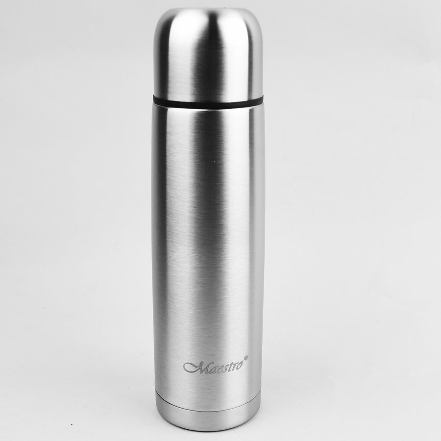 Sticlă izolată Thermos din oțel inoxidabil cu pahar de băut și geantă de transport pentru băuturi calde sau reci (750ml)