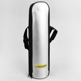 Sticlă izolată Thermos din oțel inoxidabil cu pahar de băut și geantă de transport pentru băuturi calde sau reci (750ml)