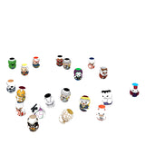WBM006 Wooblies Wooblies Marvel Cutie de colecție cu 4 figurine, putere magnetică